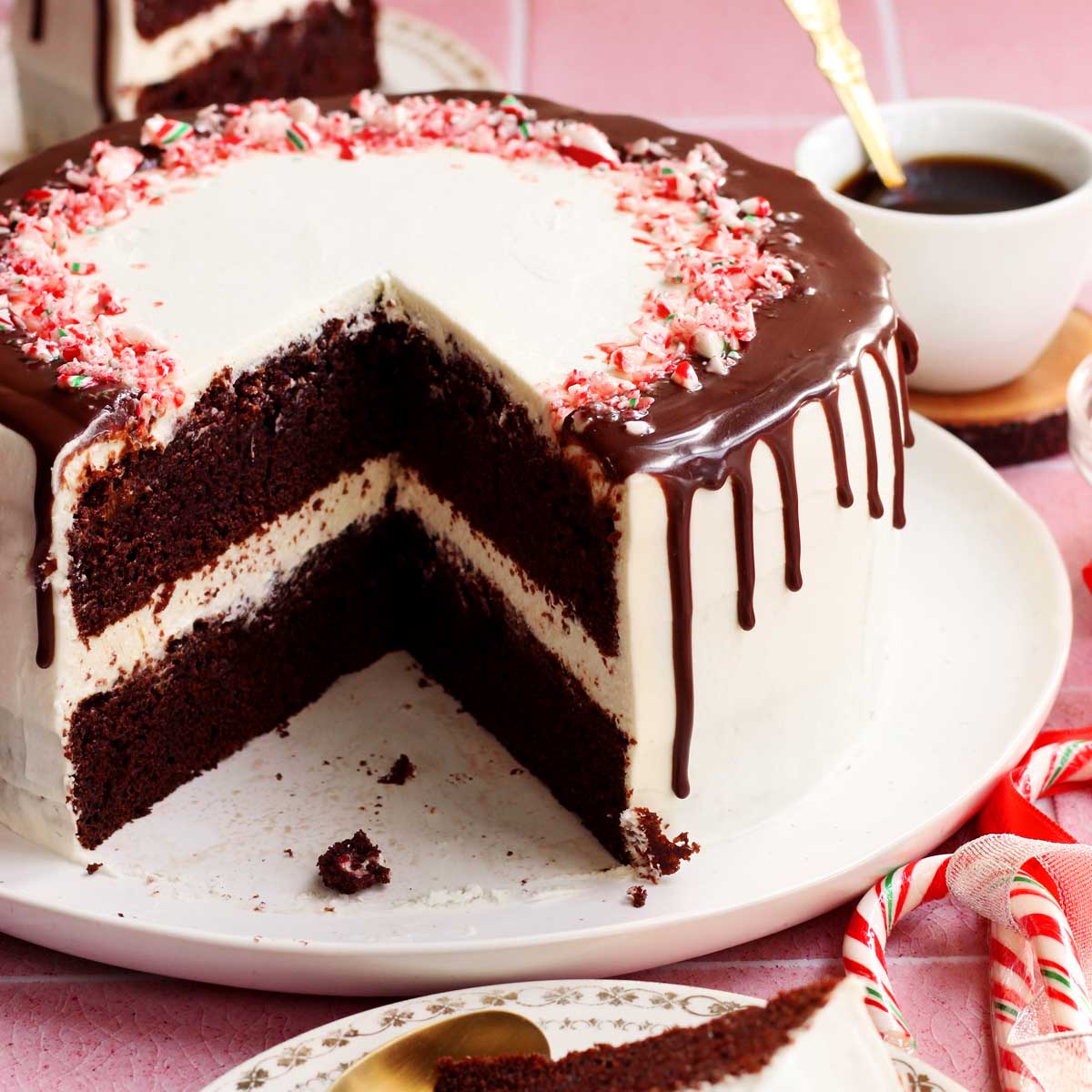 Peppermint Chocolate Cake: Tastes Like Your Favorite Holiday Bark
